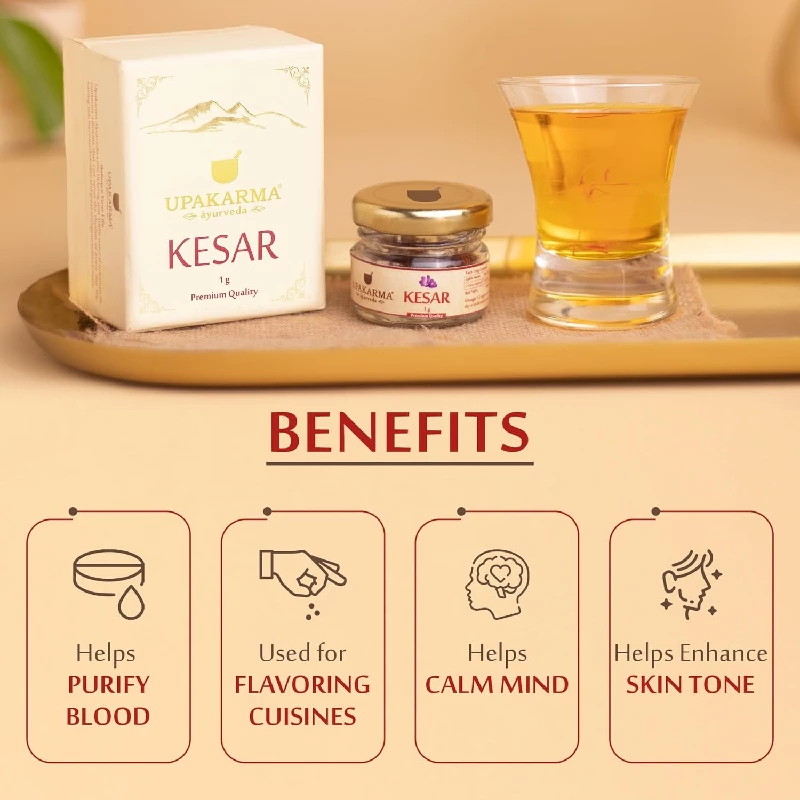 Upakarma Original Kashmiri Kesar, 1 g-3.webp